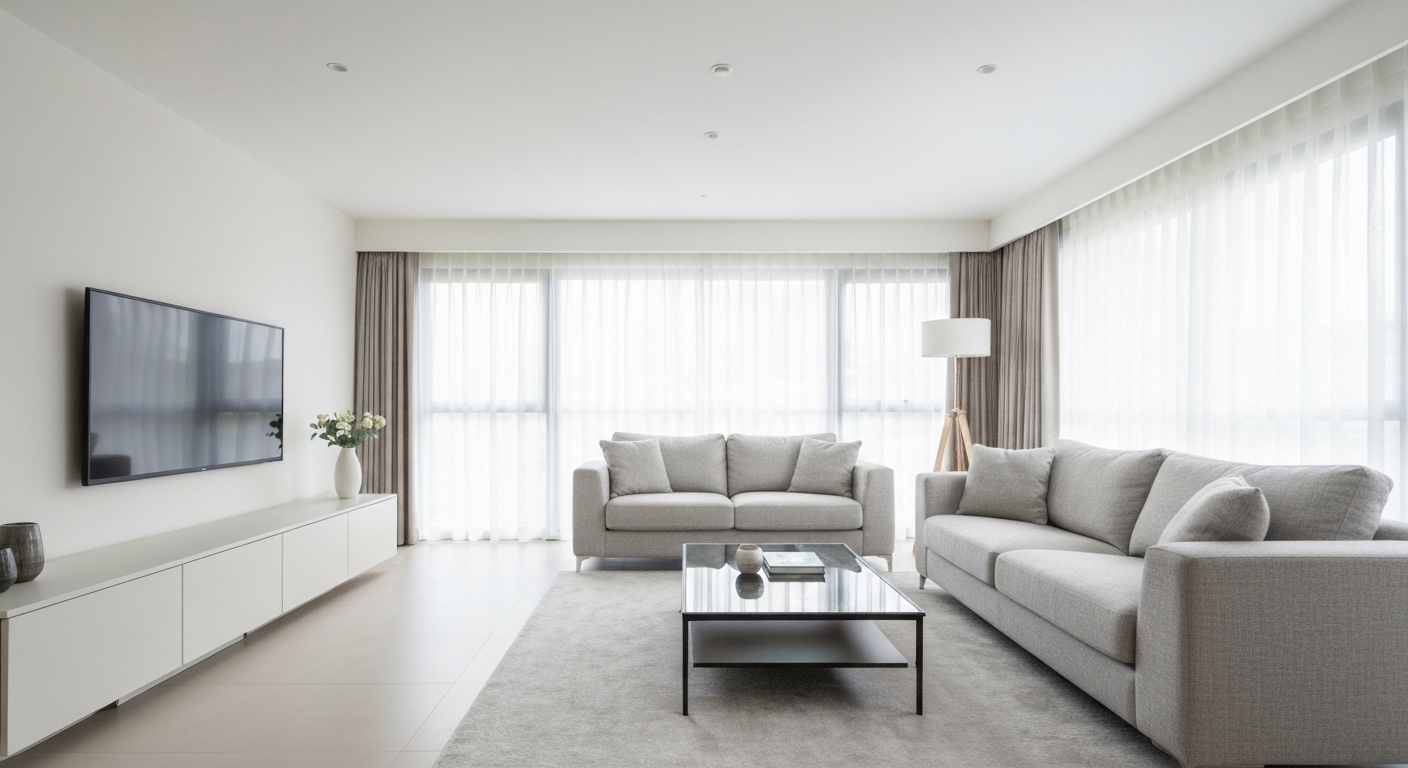 Beautifully cleaned living room