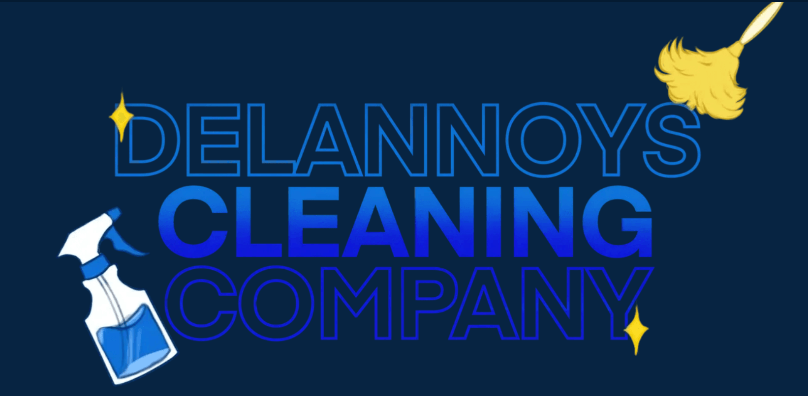 Delannoys Cleaning Company Logo