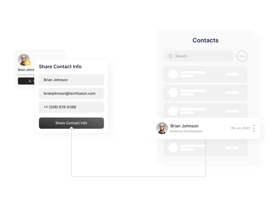 Smart Contact Exchange