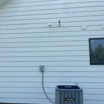 Clean siding after washing