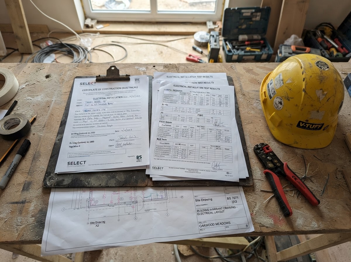 Building Warrants hero image — Bonnyrigg Electrical Services