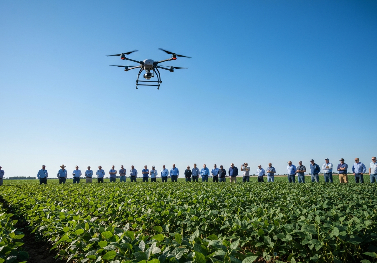 Demonstração de Drones
