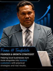 Finau H Taufalele, Founder of Friendly Marketing Services NZ