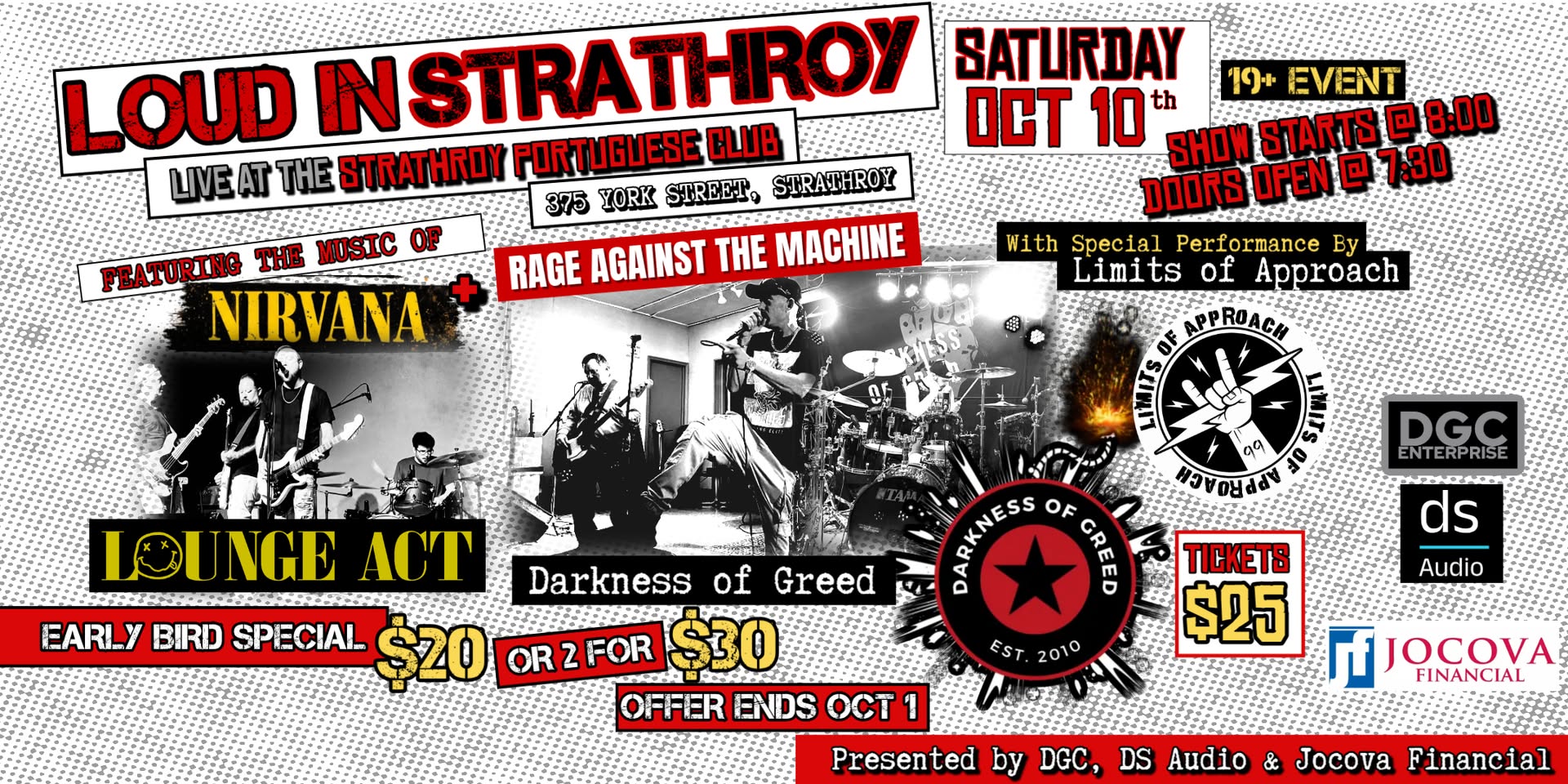 Loud in Strathroy — Live Rock Tribute Night