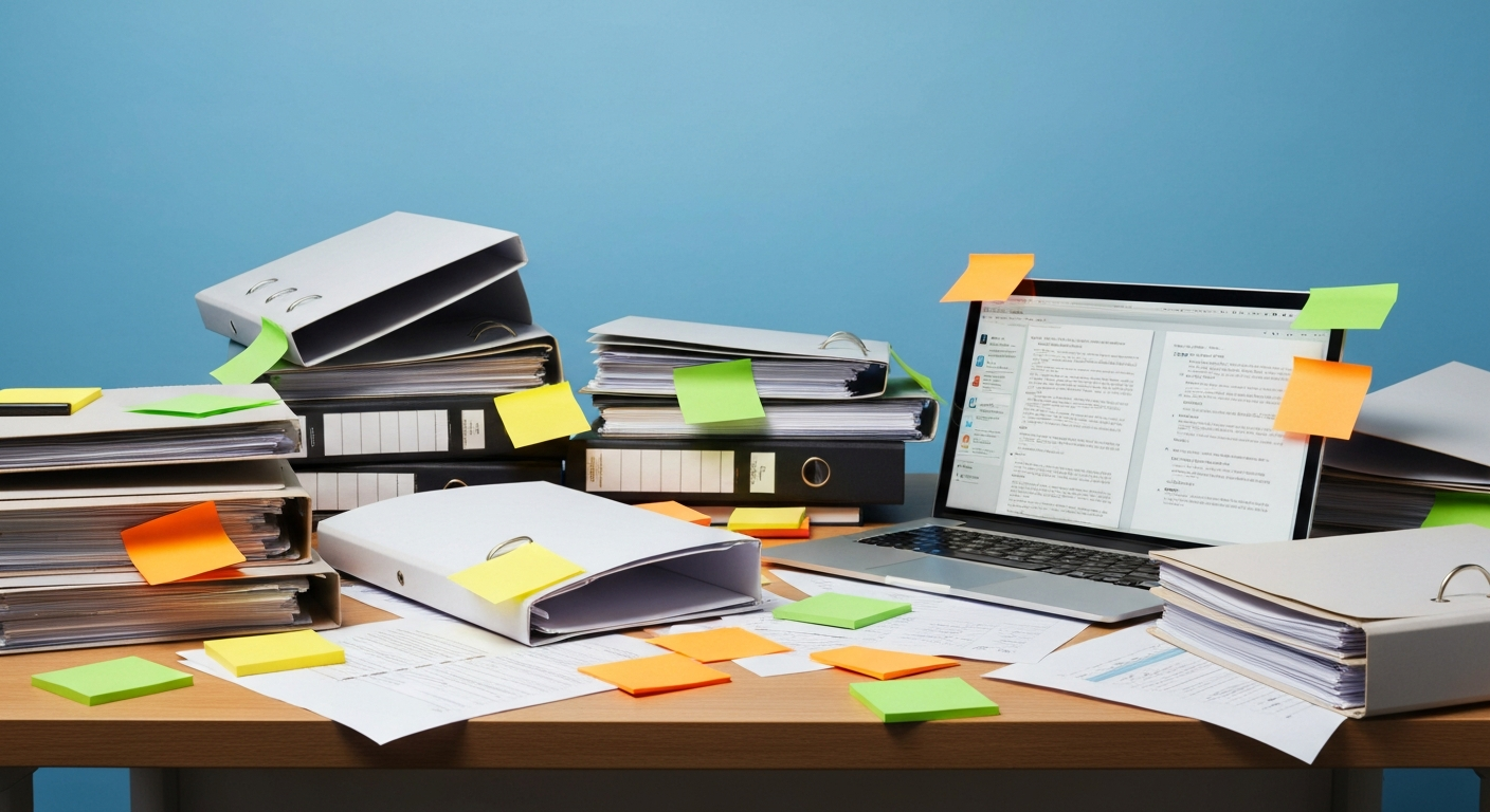 Problem illustration: If It’s Not Organized, It Doesn’t Get Closed