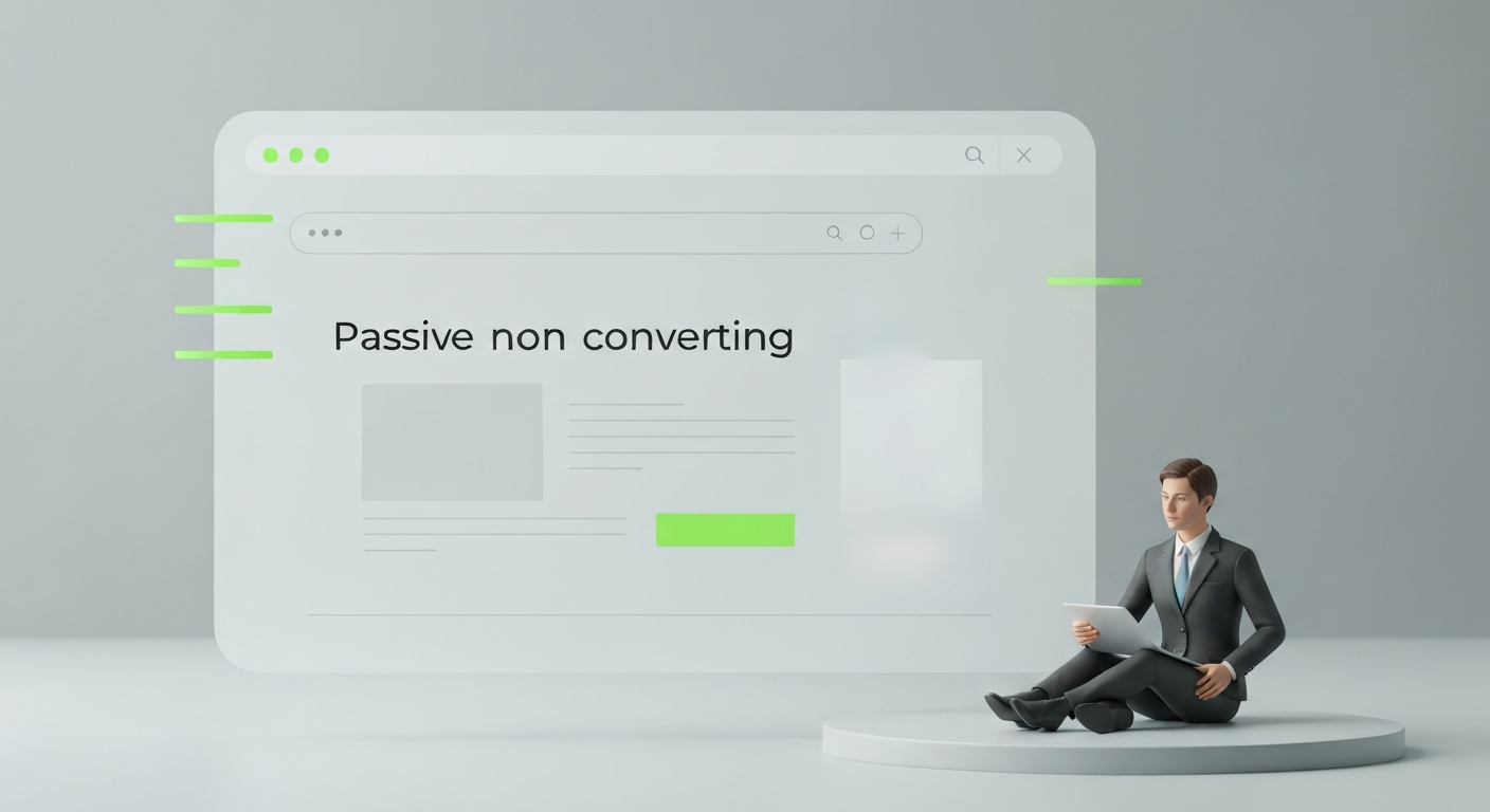 Problem illustration: Your Website Looks Good — But Doesn’t Convert