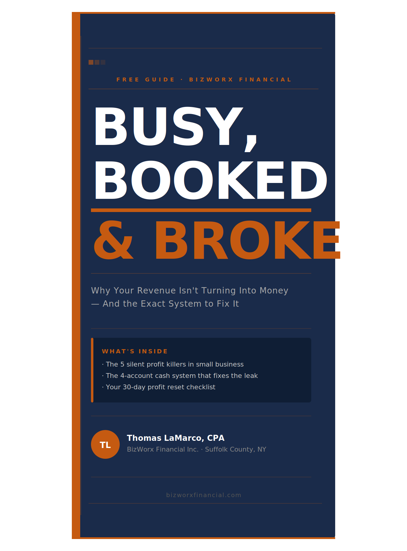 Busy, Booked & Broke Guide Cover