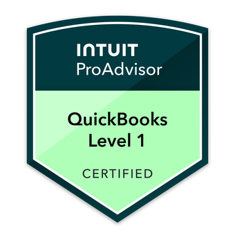 Intuit ProAdvisor QuickBooks Level 1 Certified