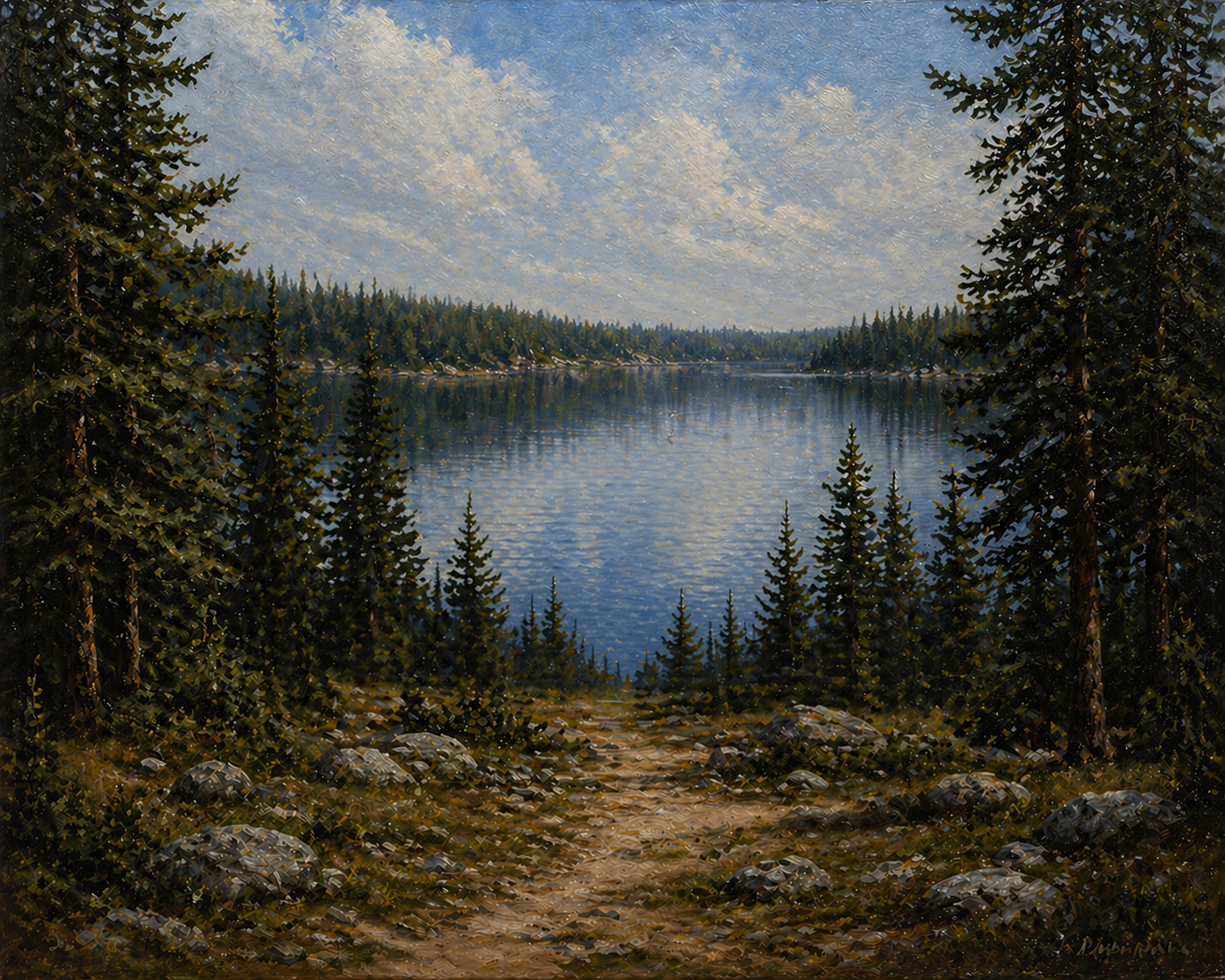 Cabin painting variation 5