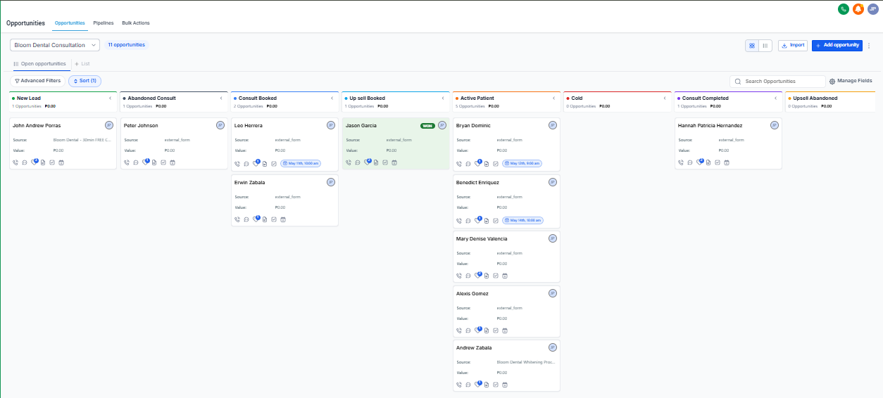 CRM Pipeline Management