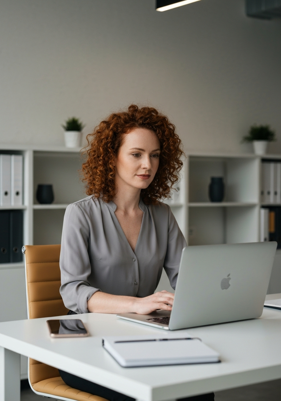 Founder working