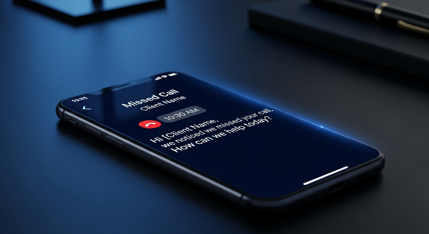 Missed call text back for small businesses