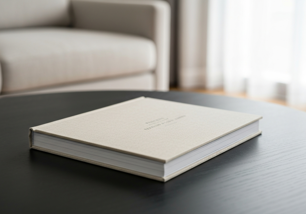 Premium luxury photography heirloom album book with fewer pages