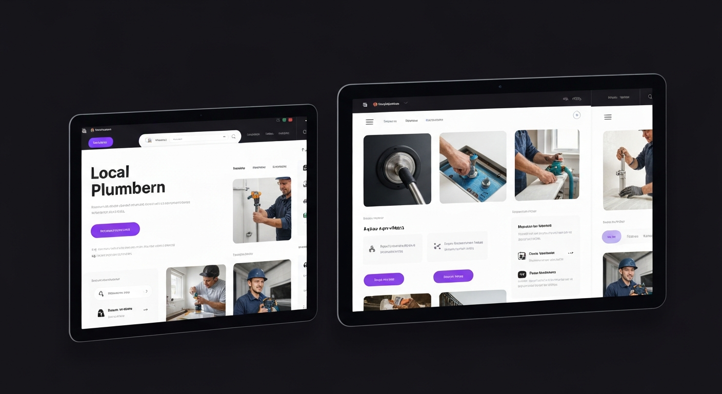 Davies Plumbing & Heating website template