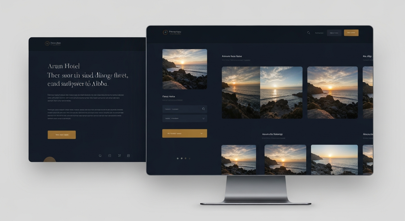 Cornwall Coastal Stays website template