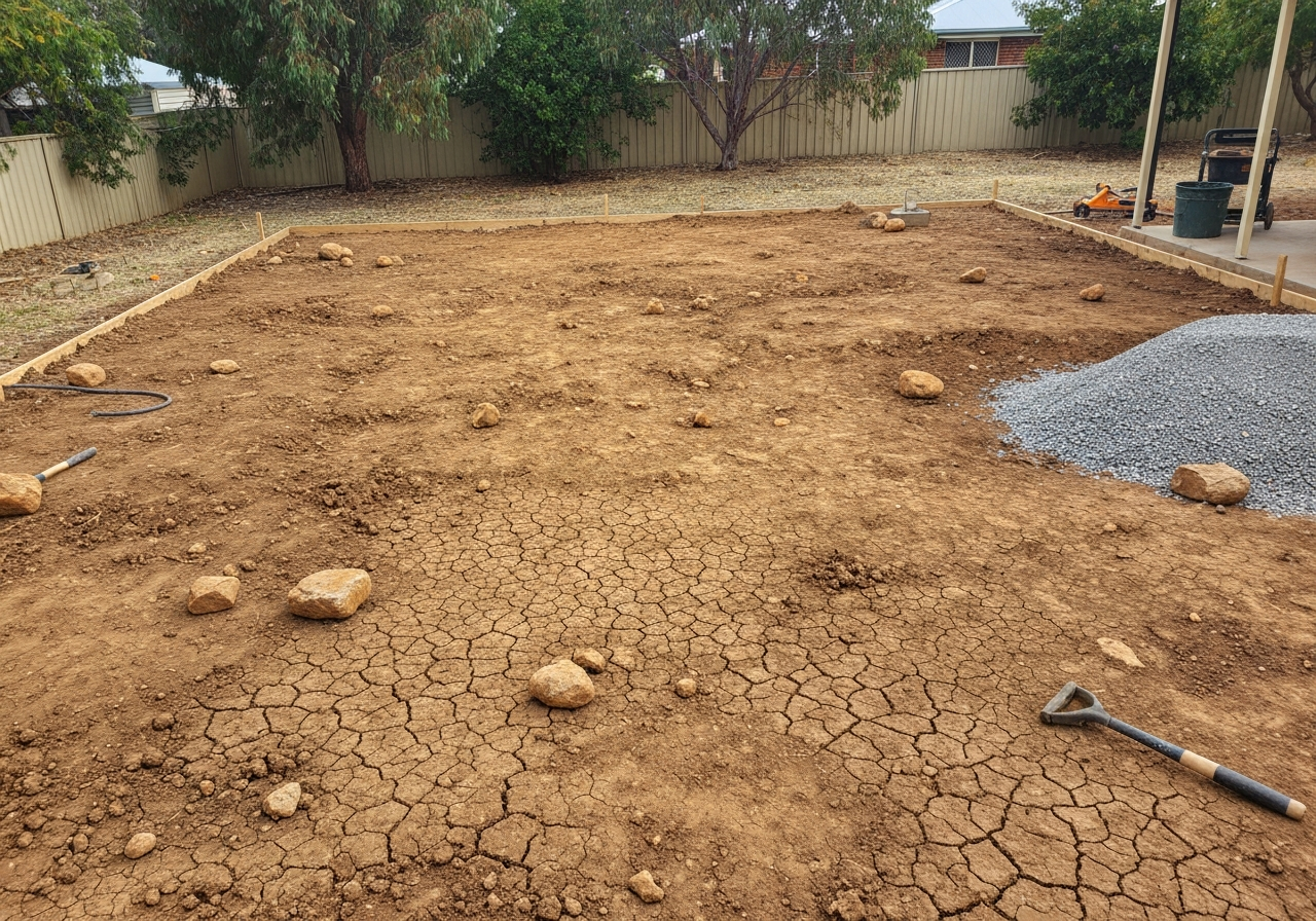 Before concrete slabs Blacktown