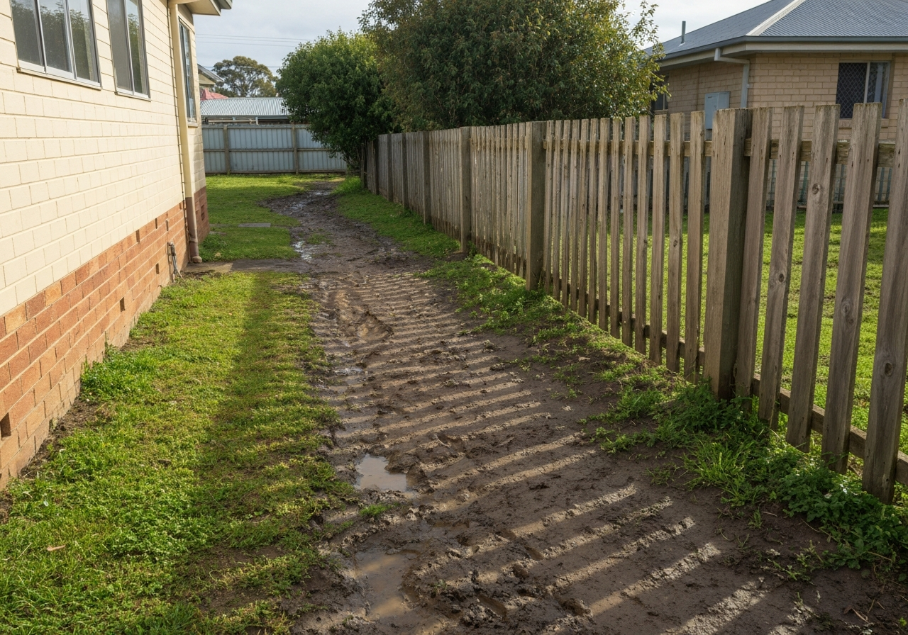 Before coloured concrete Blacktown