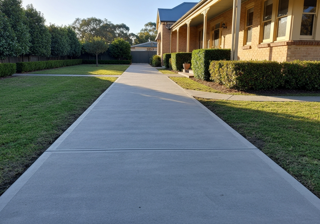 After coloured concrete Blacktown