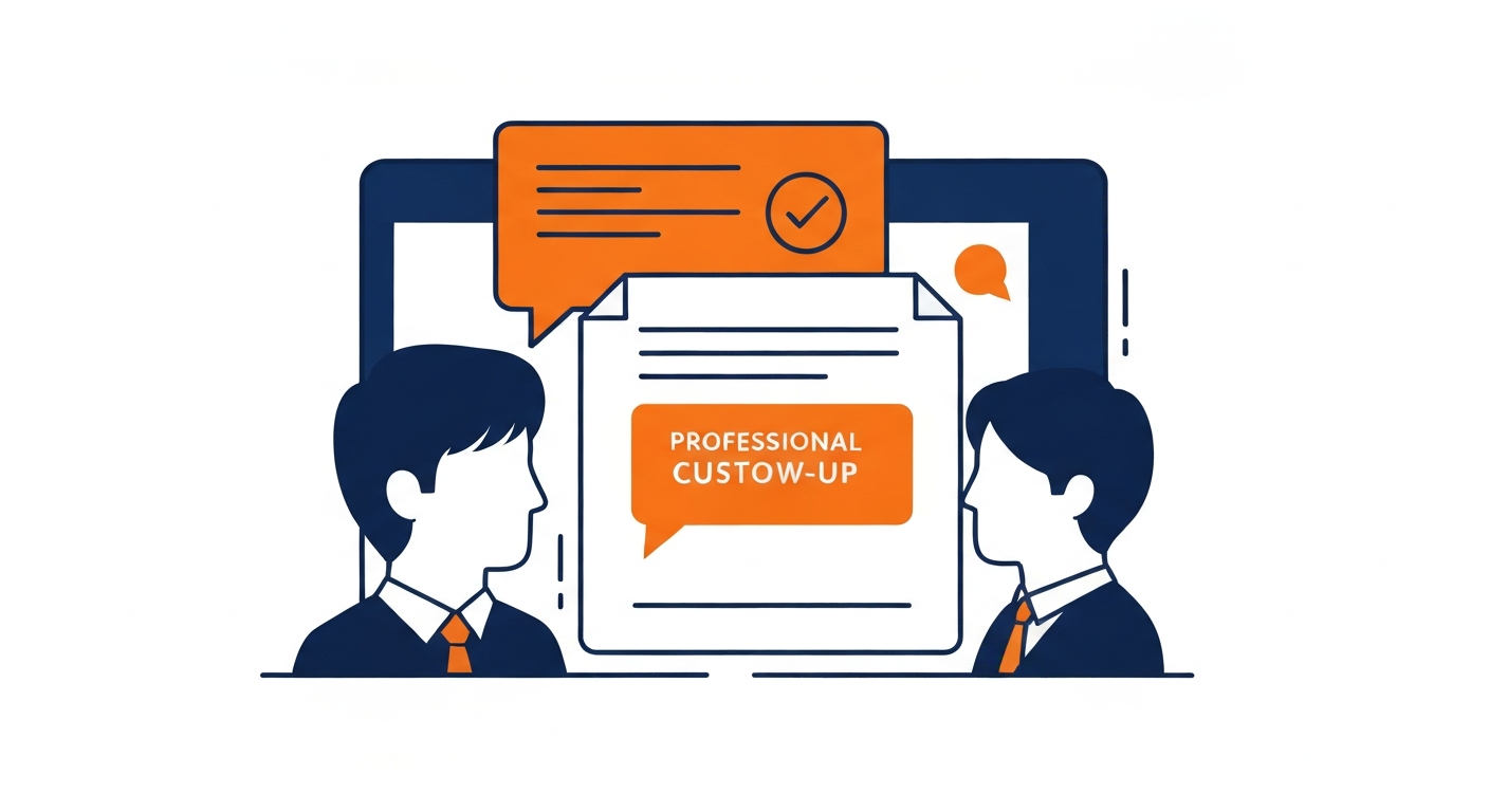 How to follow up without sounding pushy or losing warm interest