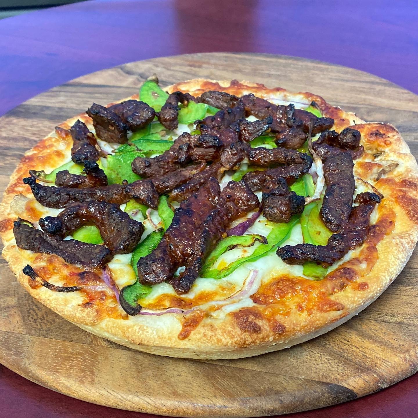 Steak & Pepper Pizza