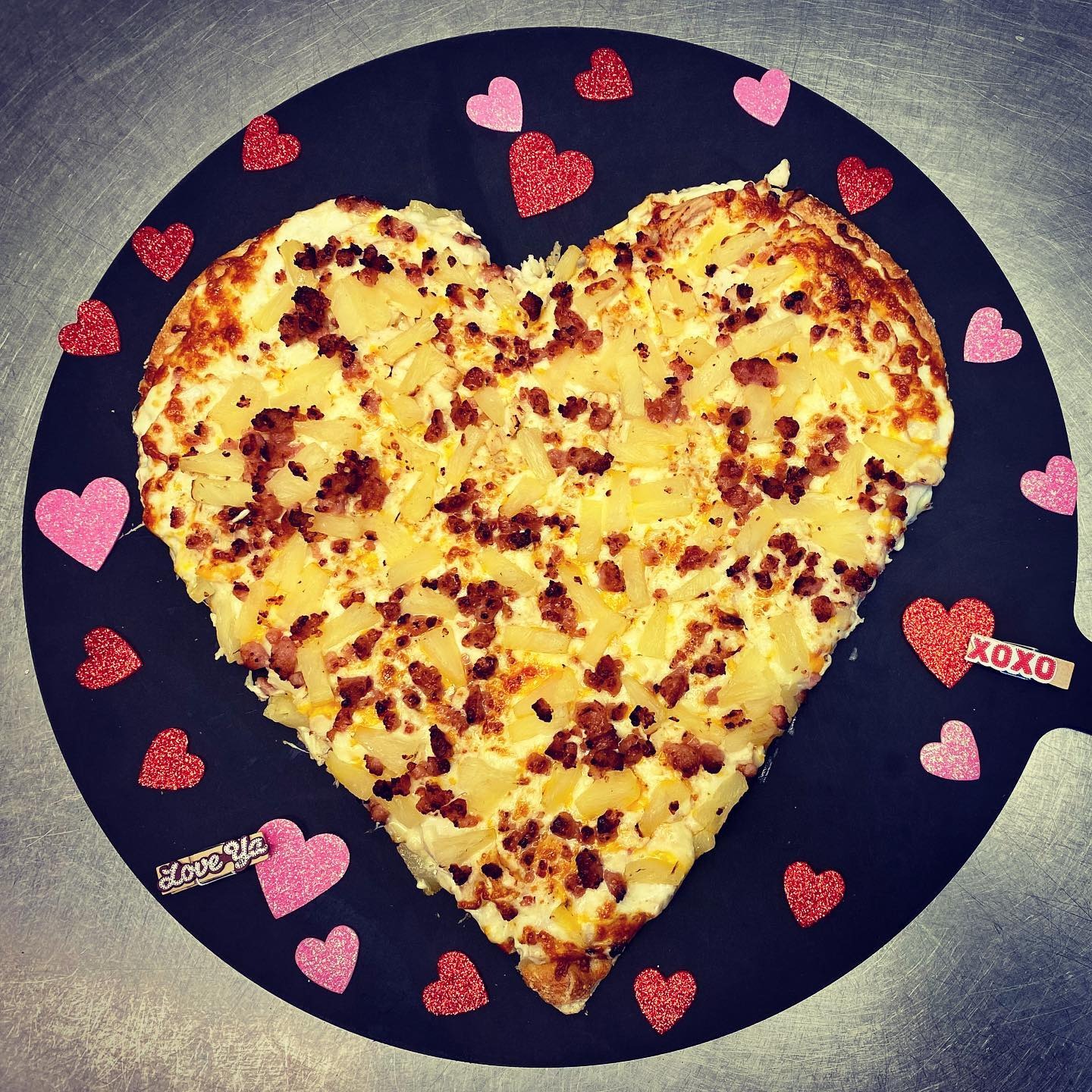 Heart Shaped Pizza