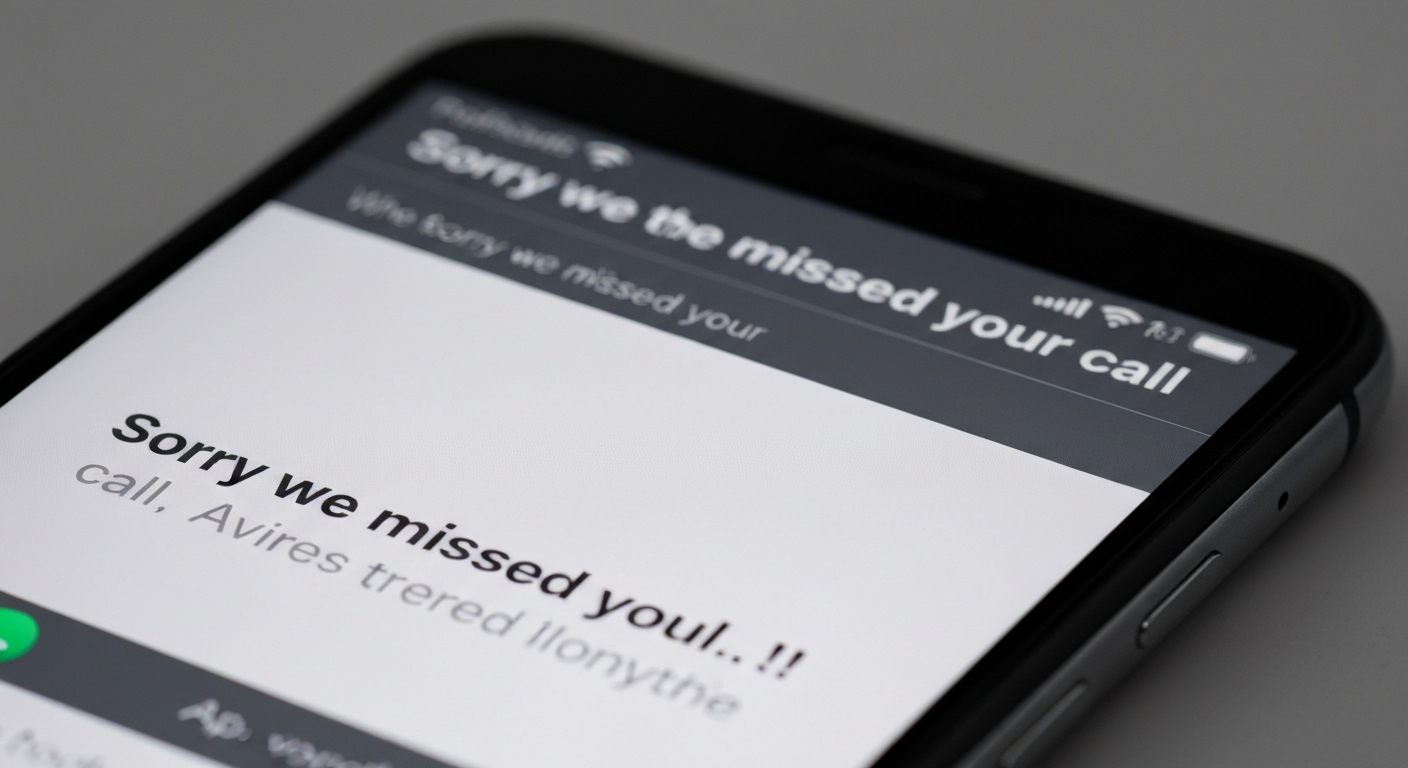 Missed Call Text Back