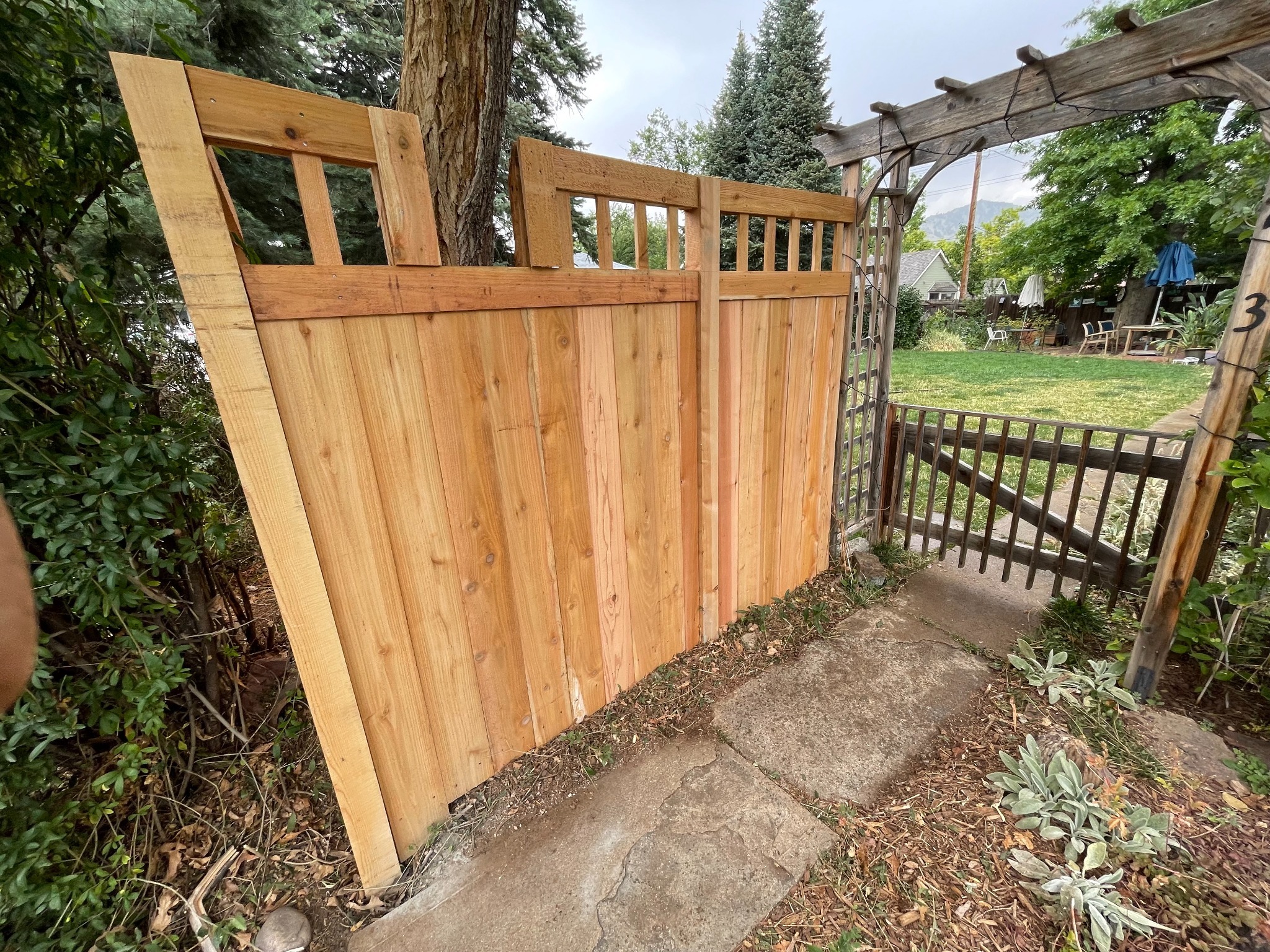 Custom Cedar Fence