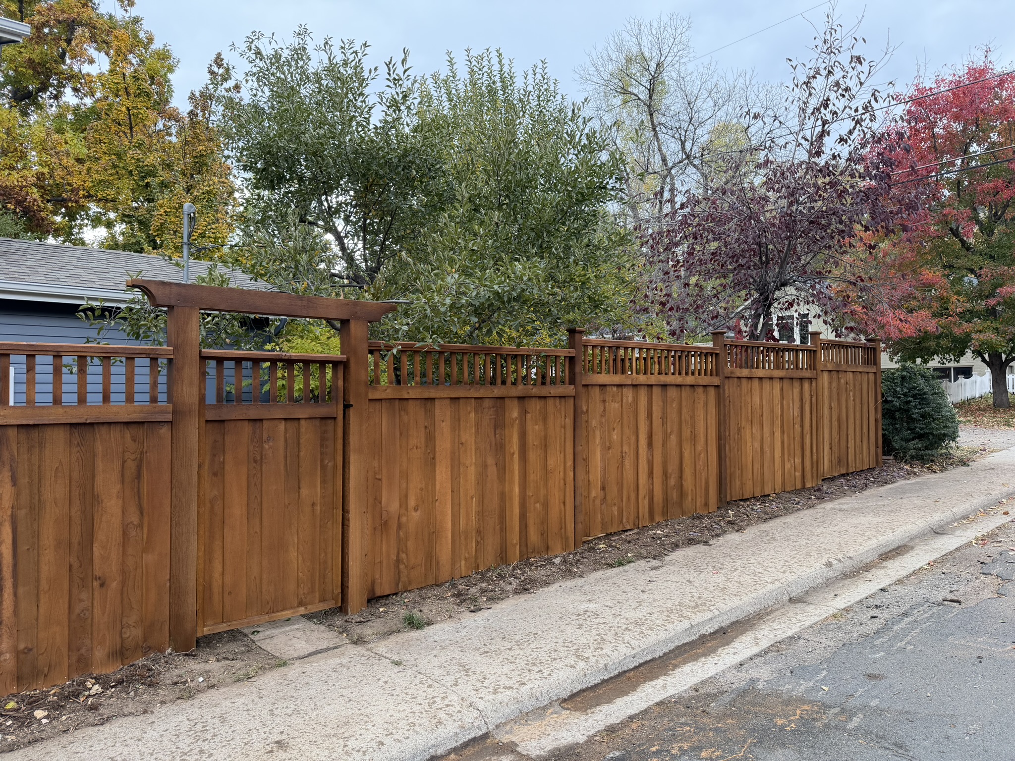 Wood Fence Installation