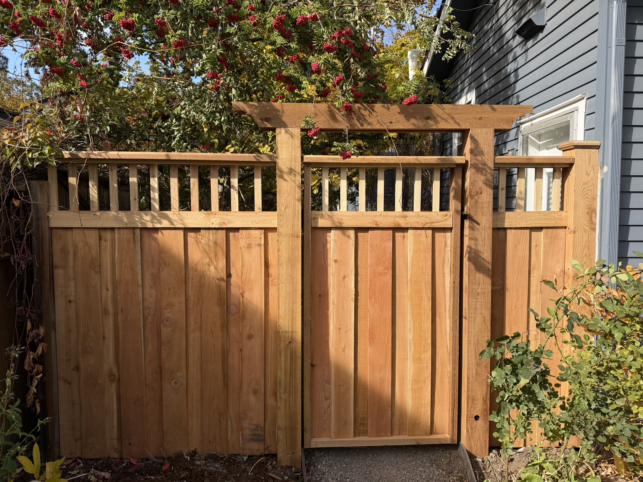 Custom Wood Gate