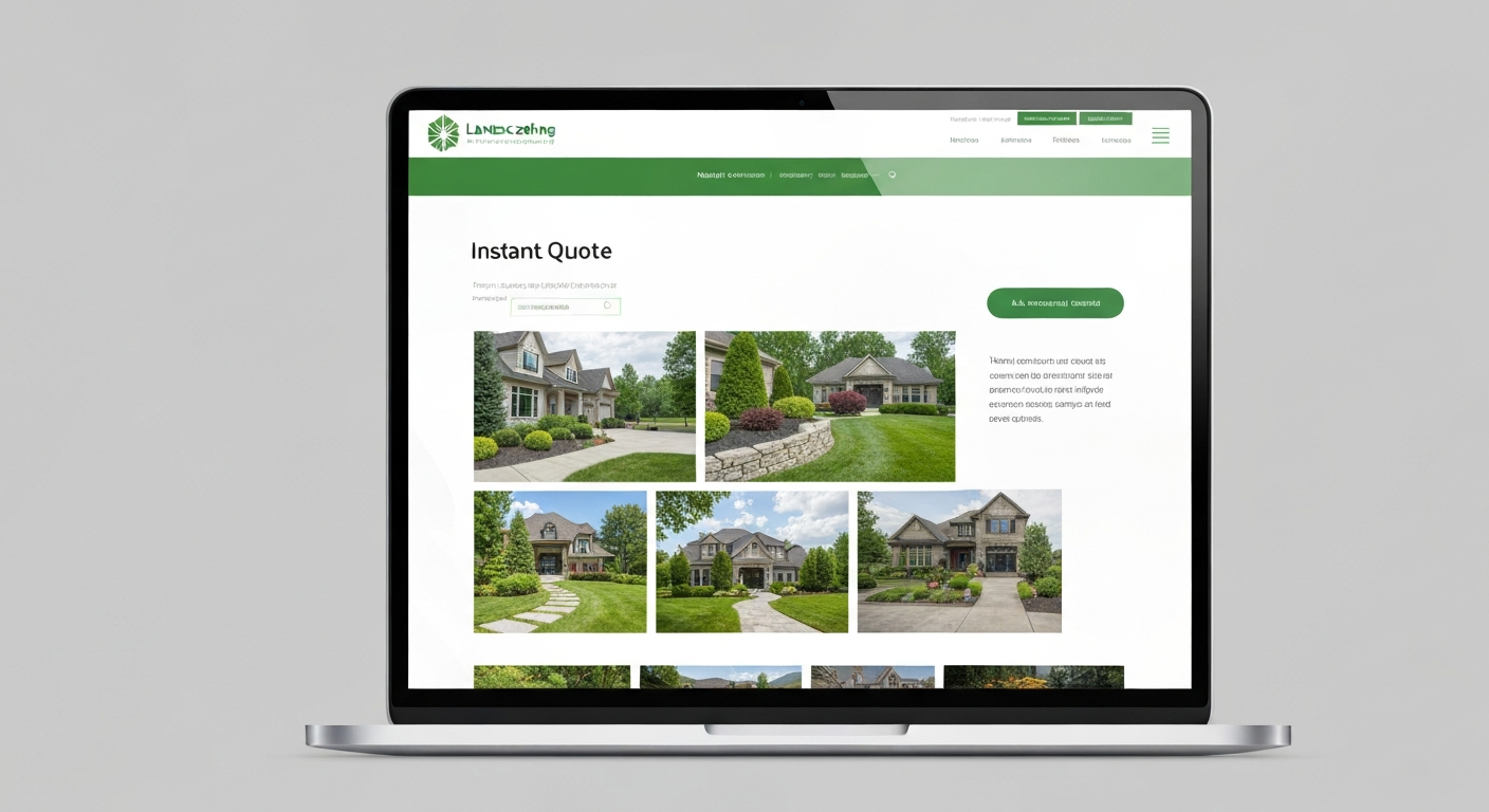 Landscaping Landing Page Preview