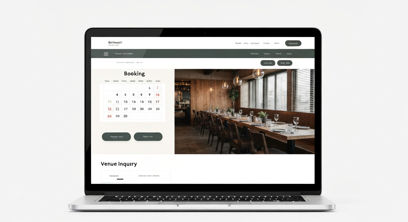 Restaurant Mock Website Preview