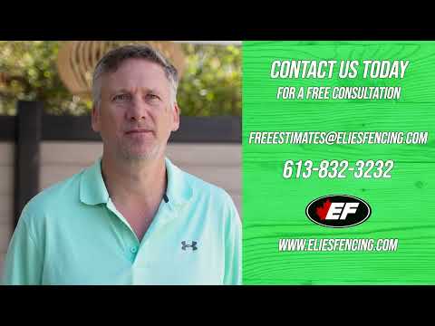 Elie's Fencing Solutions - Ottawa Fence Installation — project video by Elie's Fencing Solutions