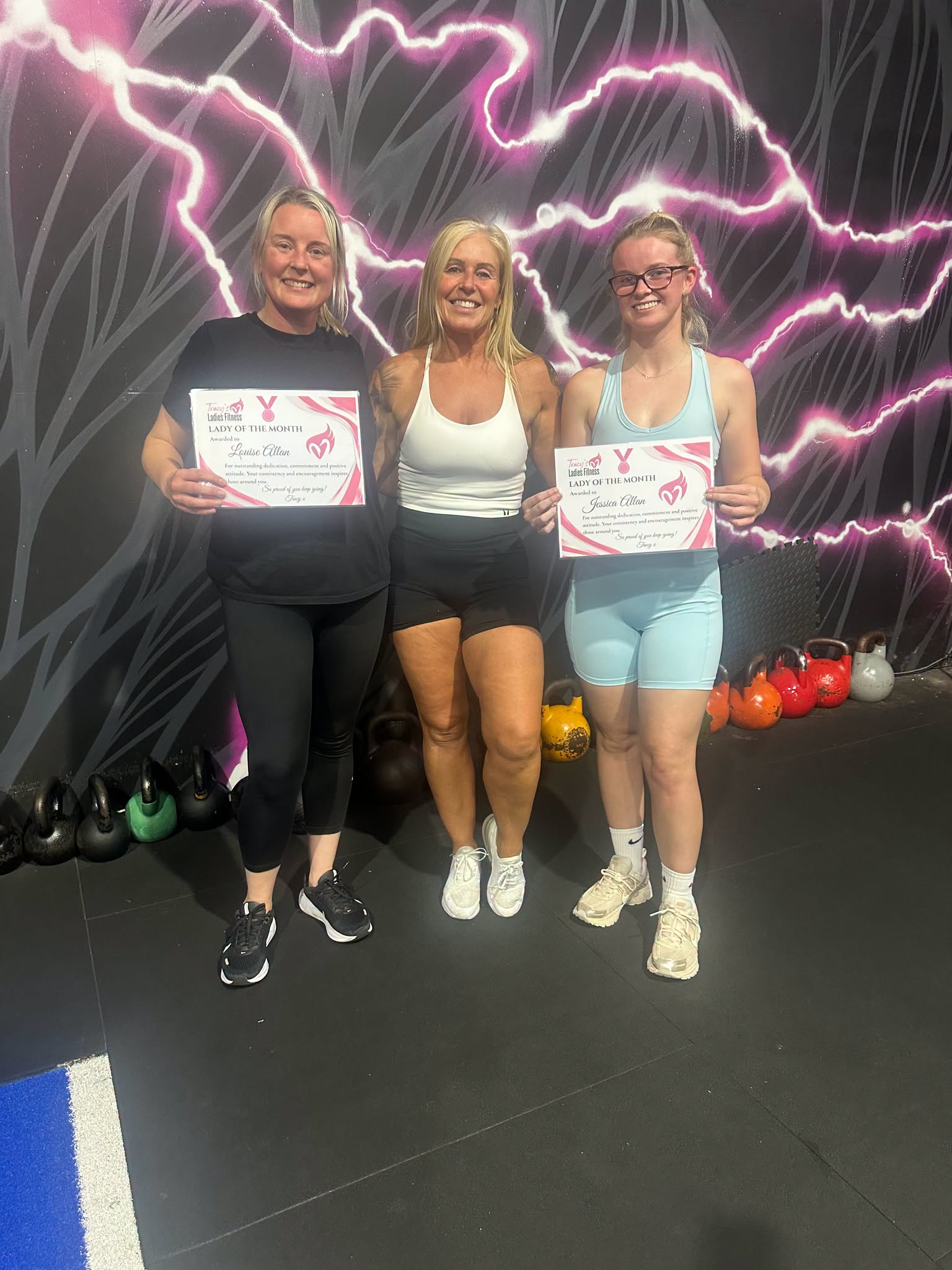 Women's fitness training session 1