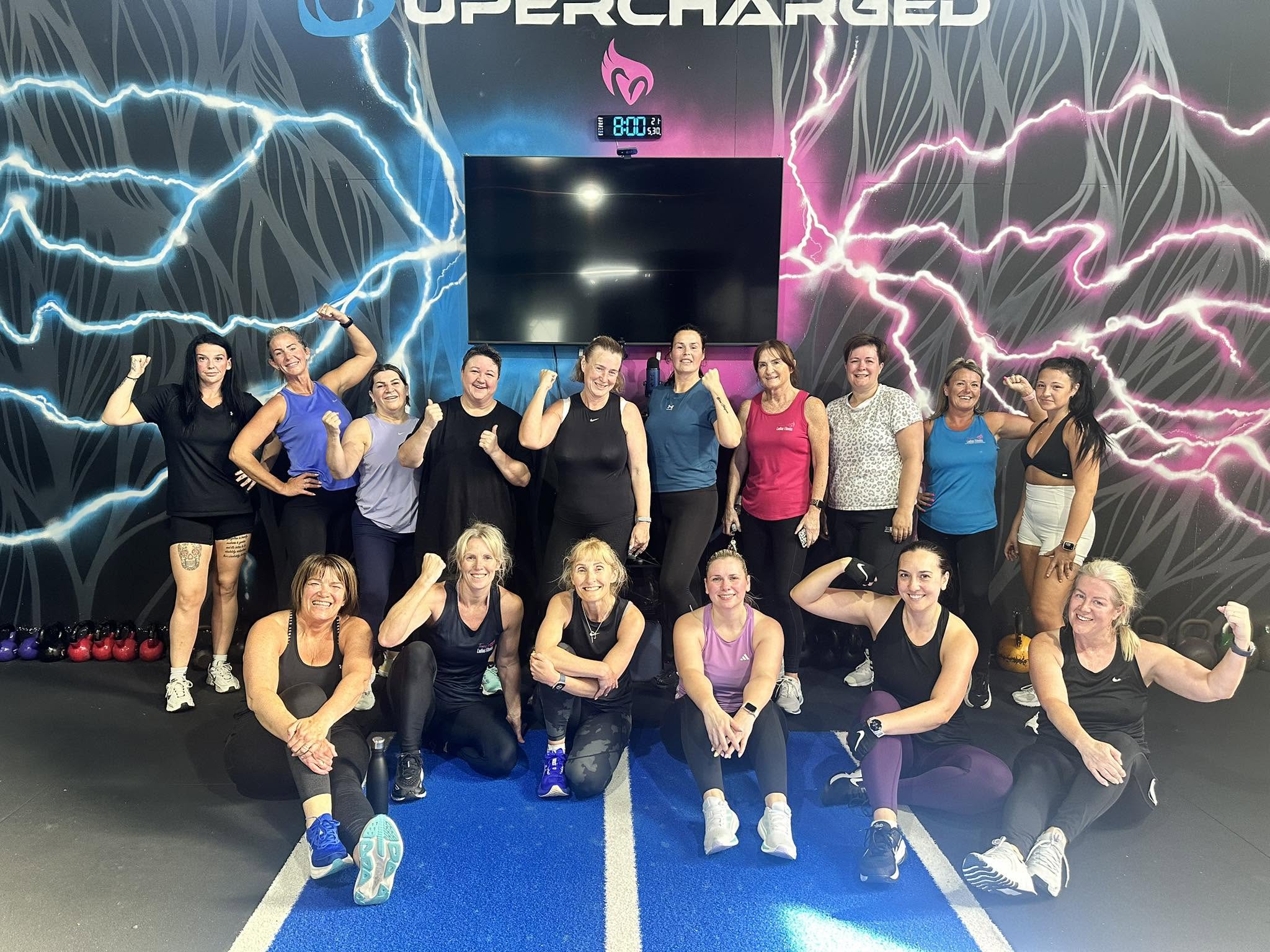 Tracy's Ladies Fitness group training session