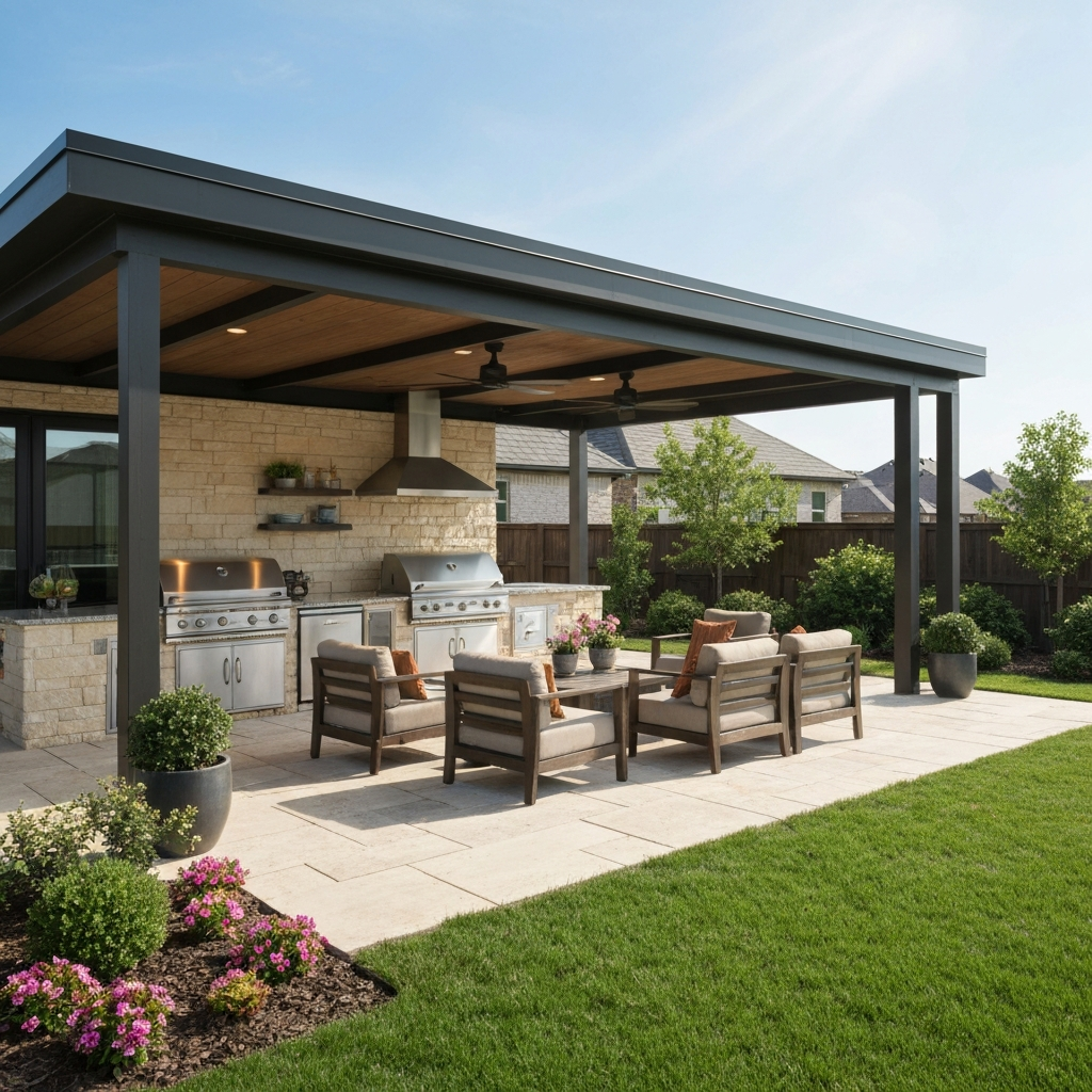 Custom Patio Cover in Dallas Fort Worth