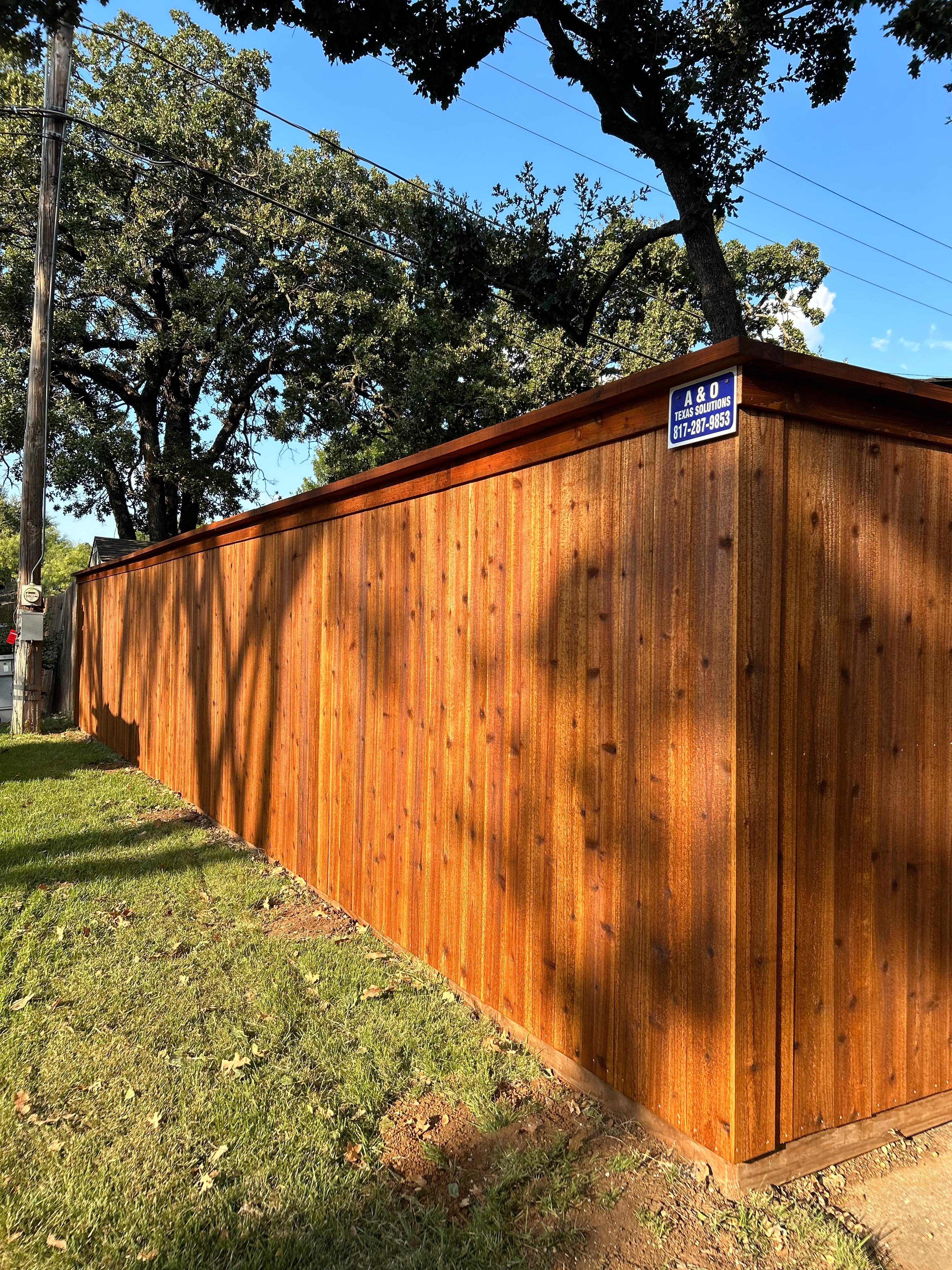 Board-on-Board Fence