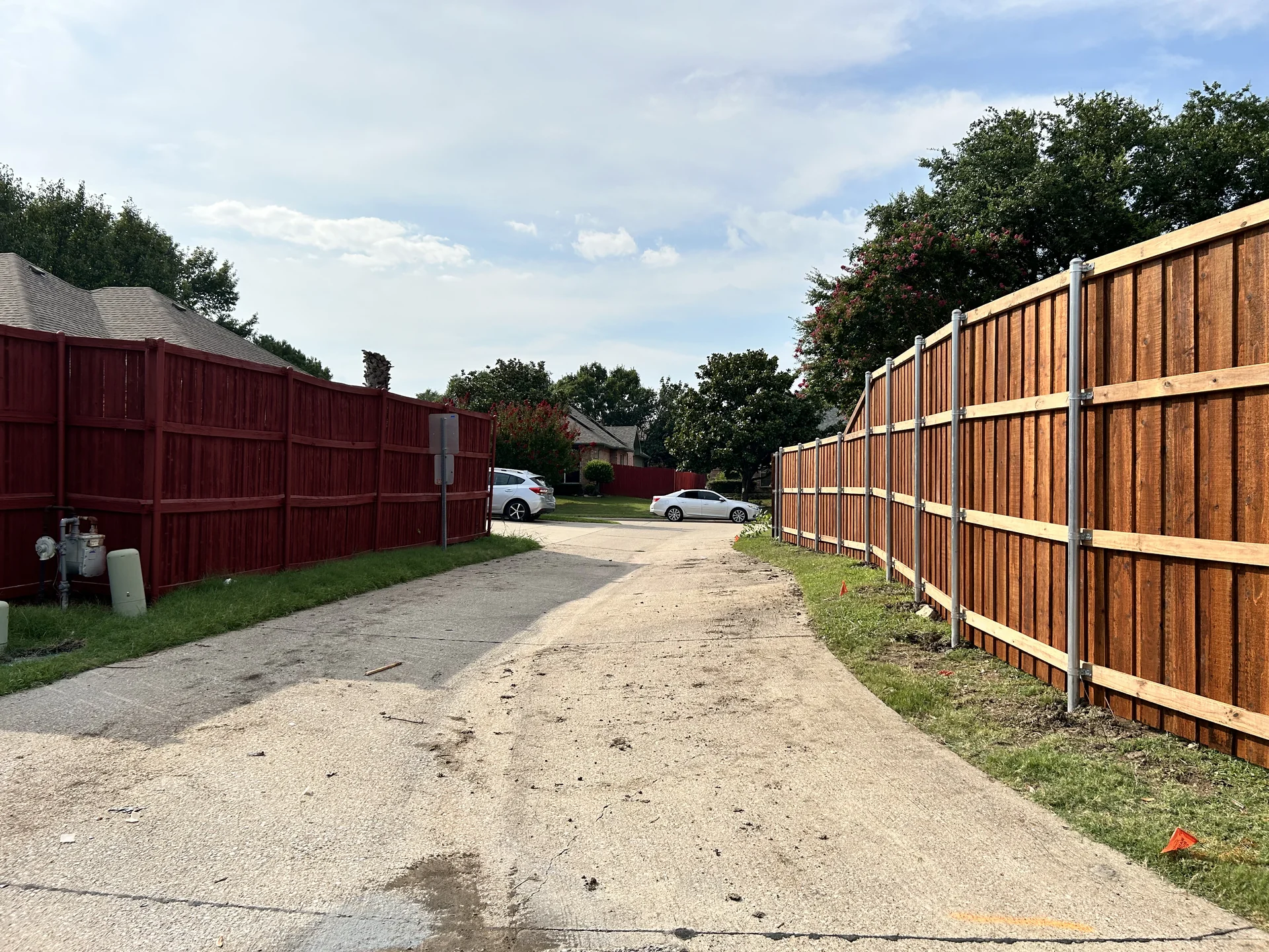 Crafting Privacy: A&O Texas Solutions' Elegant Fence Installation