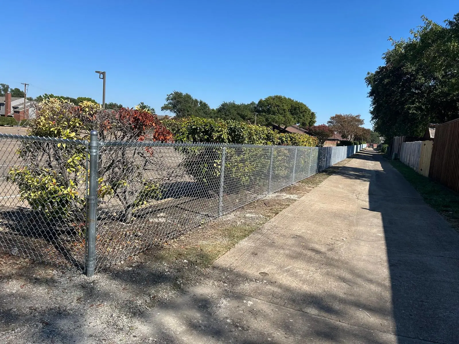 Chain Link Fence Installation