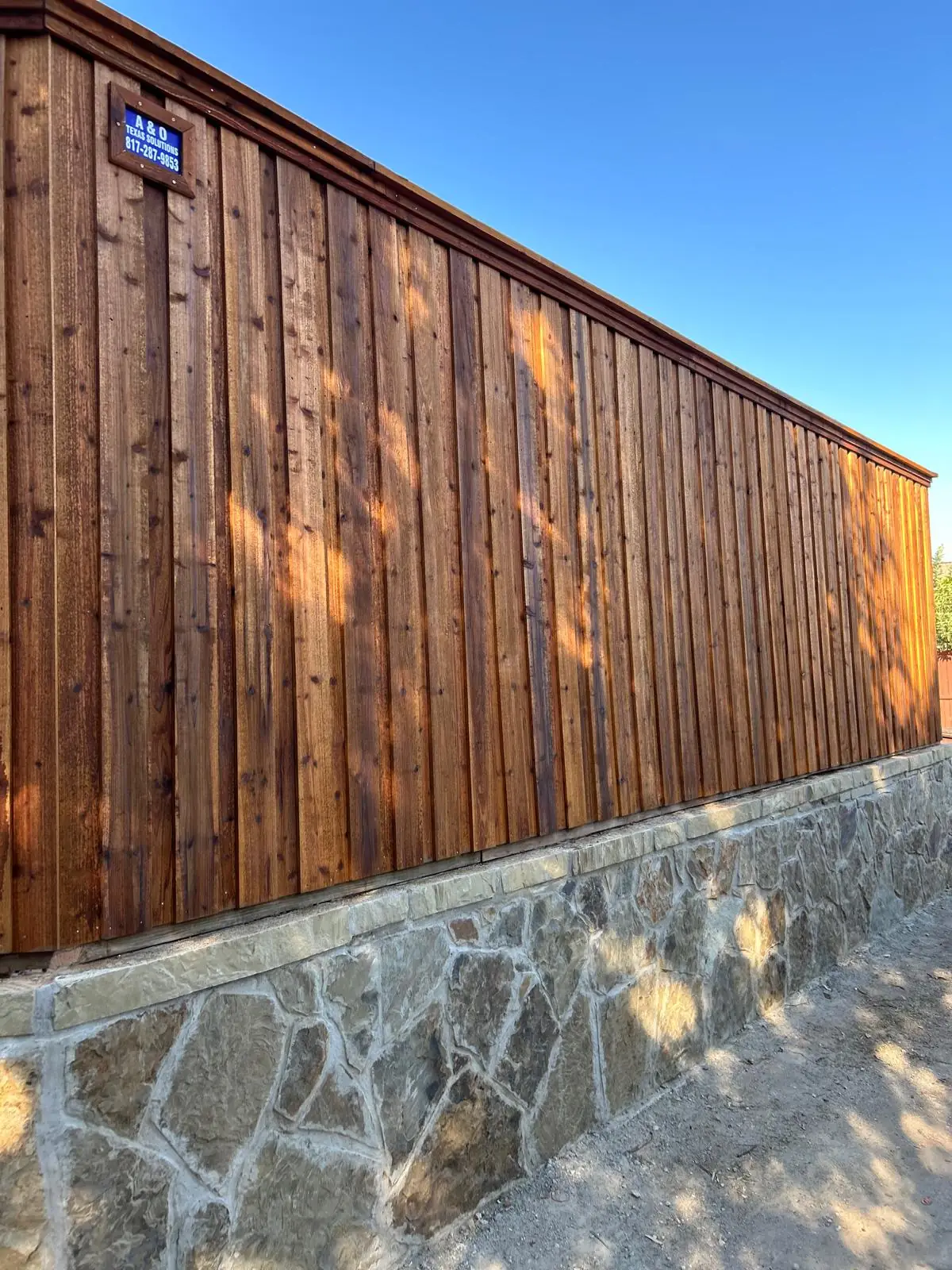 Commercial fencing project Texas DFW - security fencing in Dallas