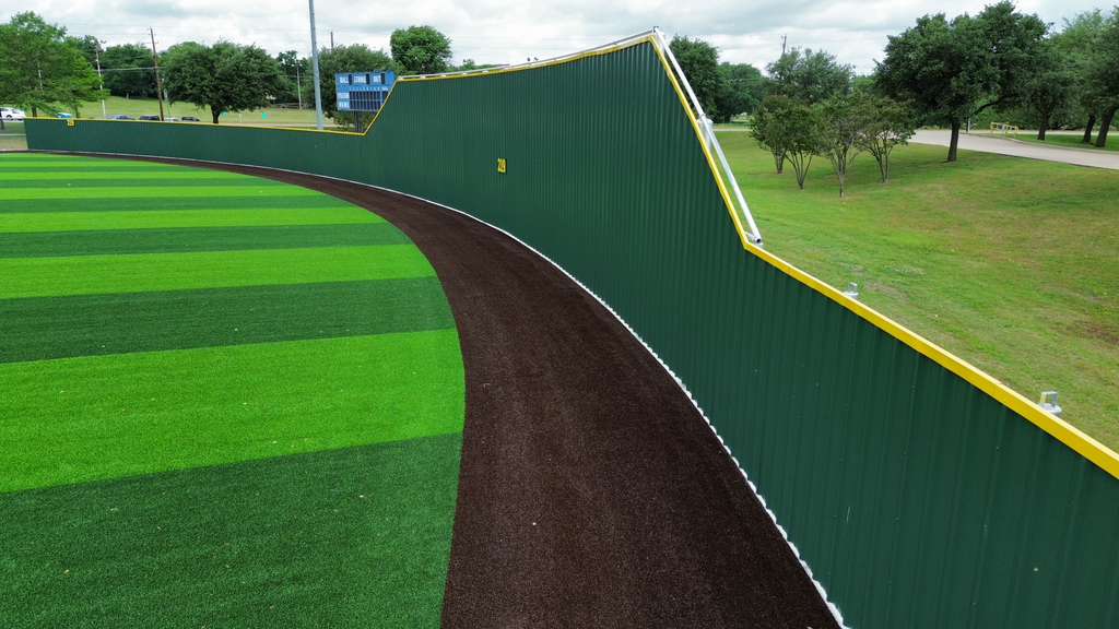 Commercial fencing project Texas DFW - sports enclosures in Grand Prairie