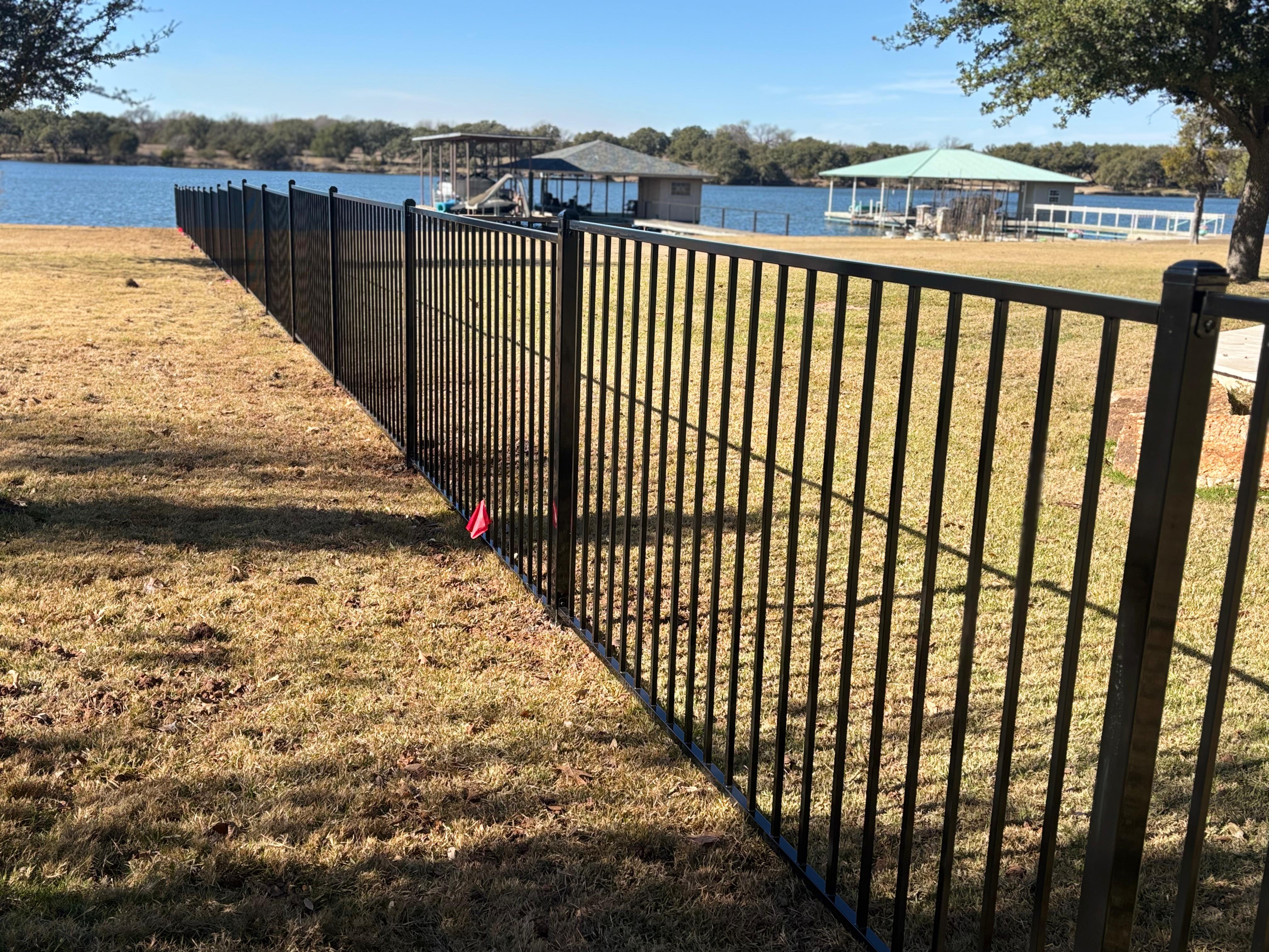 Wrought Iron Fence Installation
