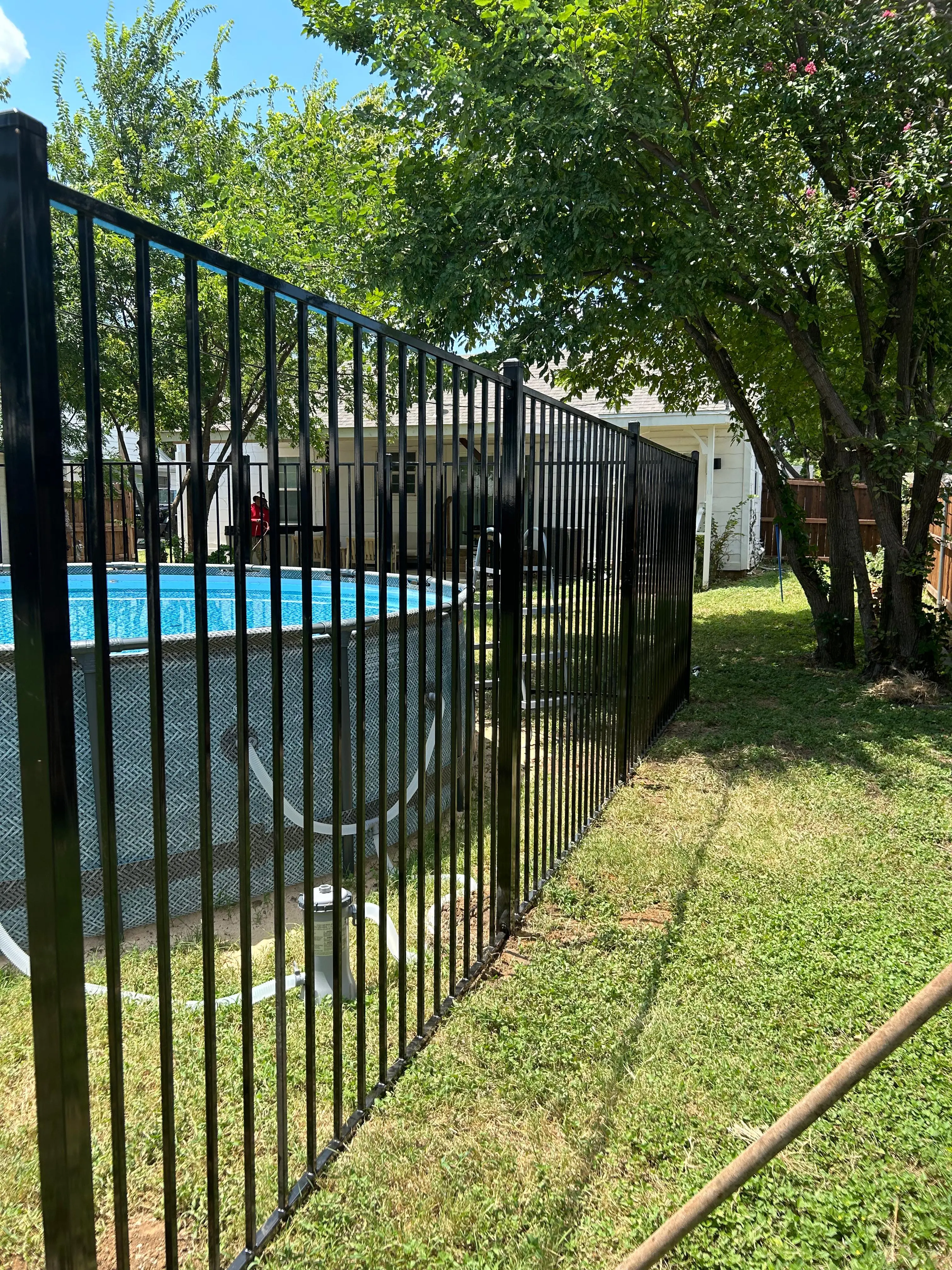 Wrought Iron Fence Installation