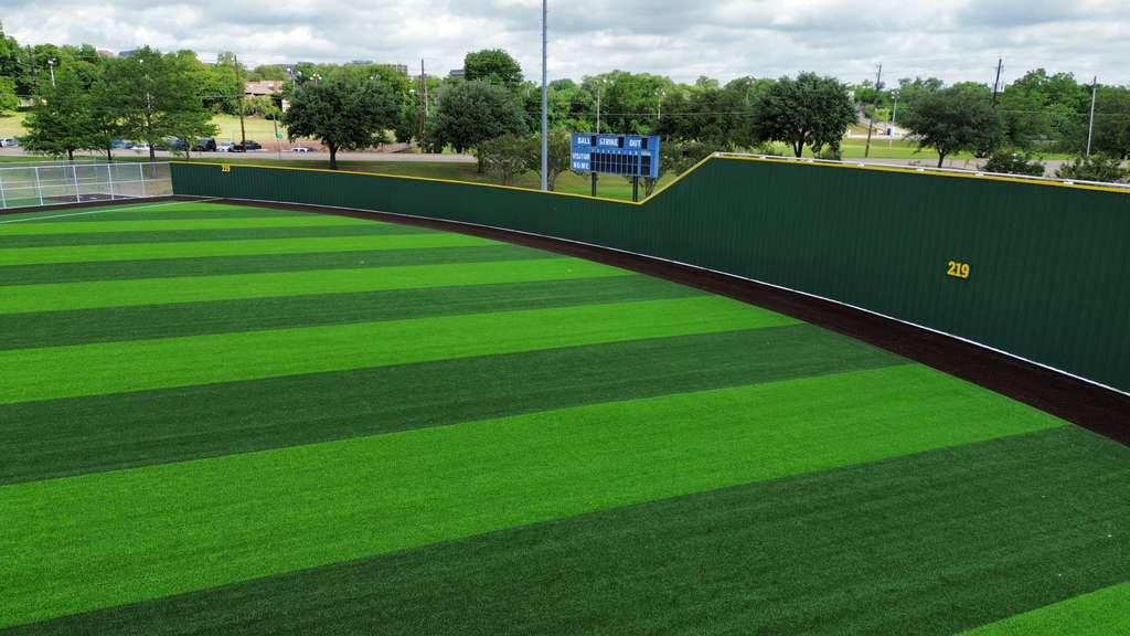 Commercial fencing project Texas DFW - sports enclosures in Dallas