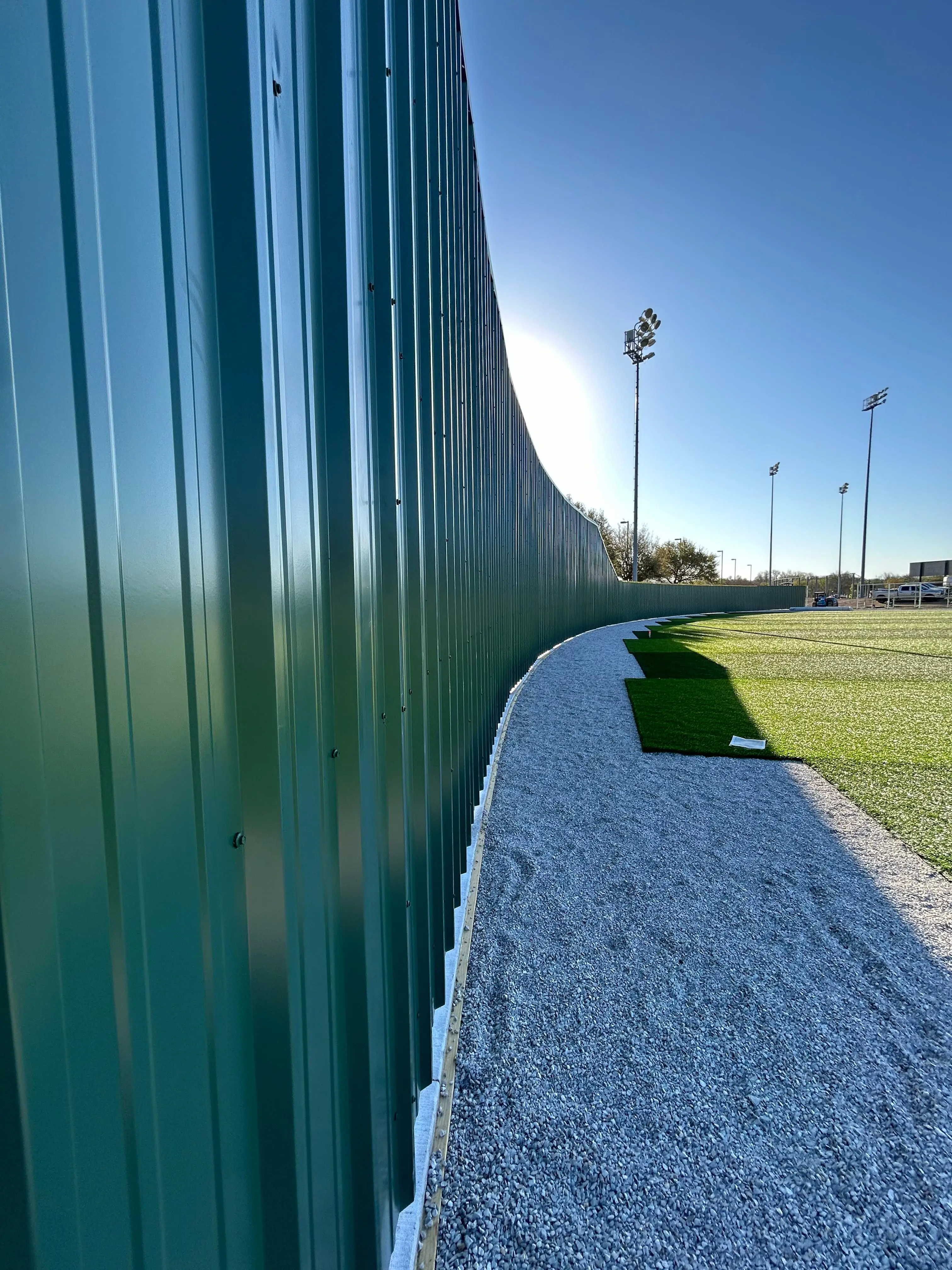 Commercial fencing project Texas DFW - security fencing in Fort Worth