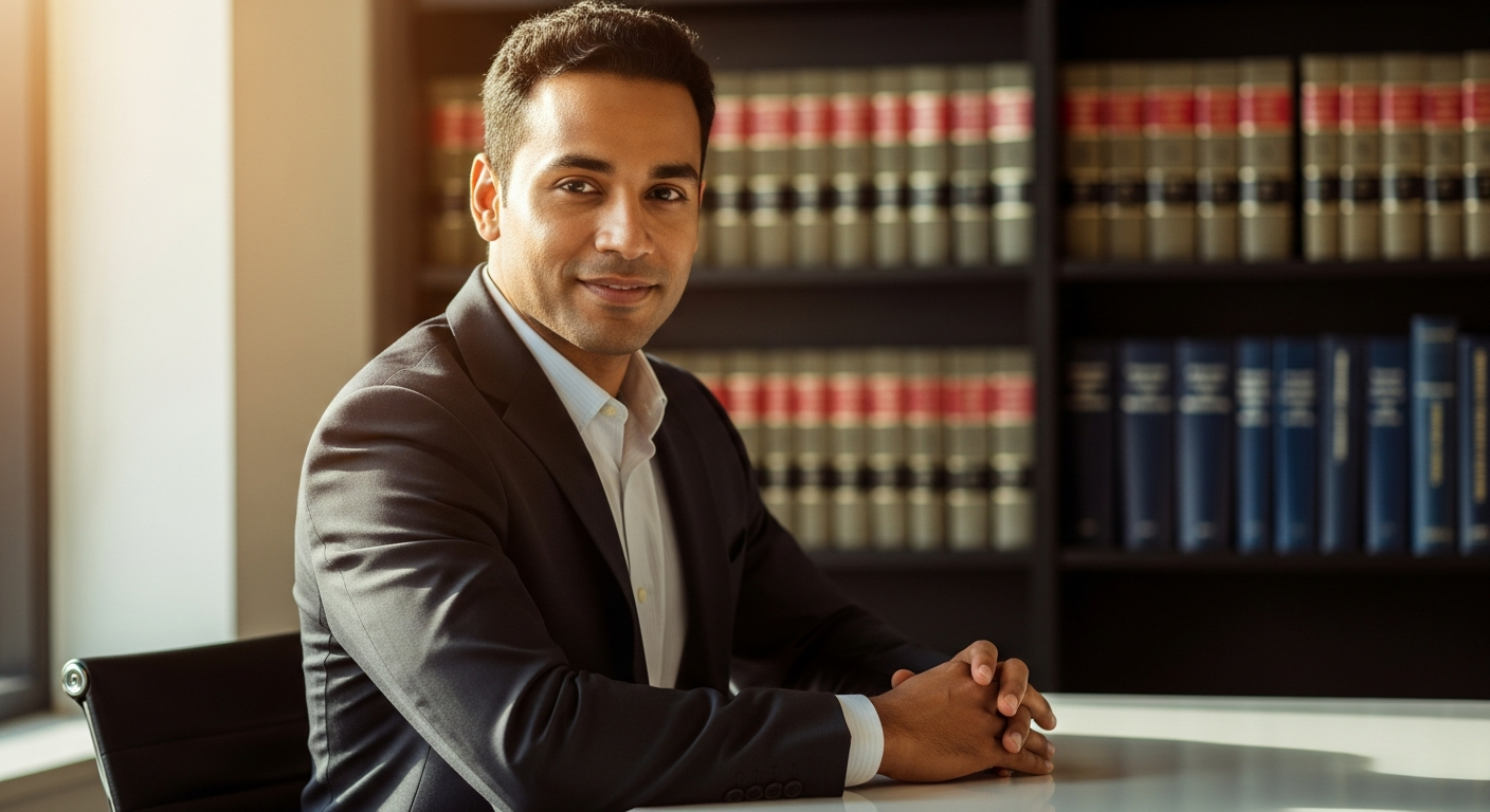 Professional lawyer ready for consultation