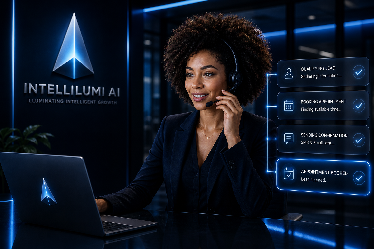 IntelliLumi AI Receptionist System