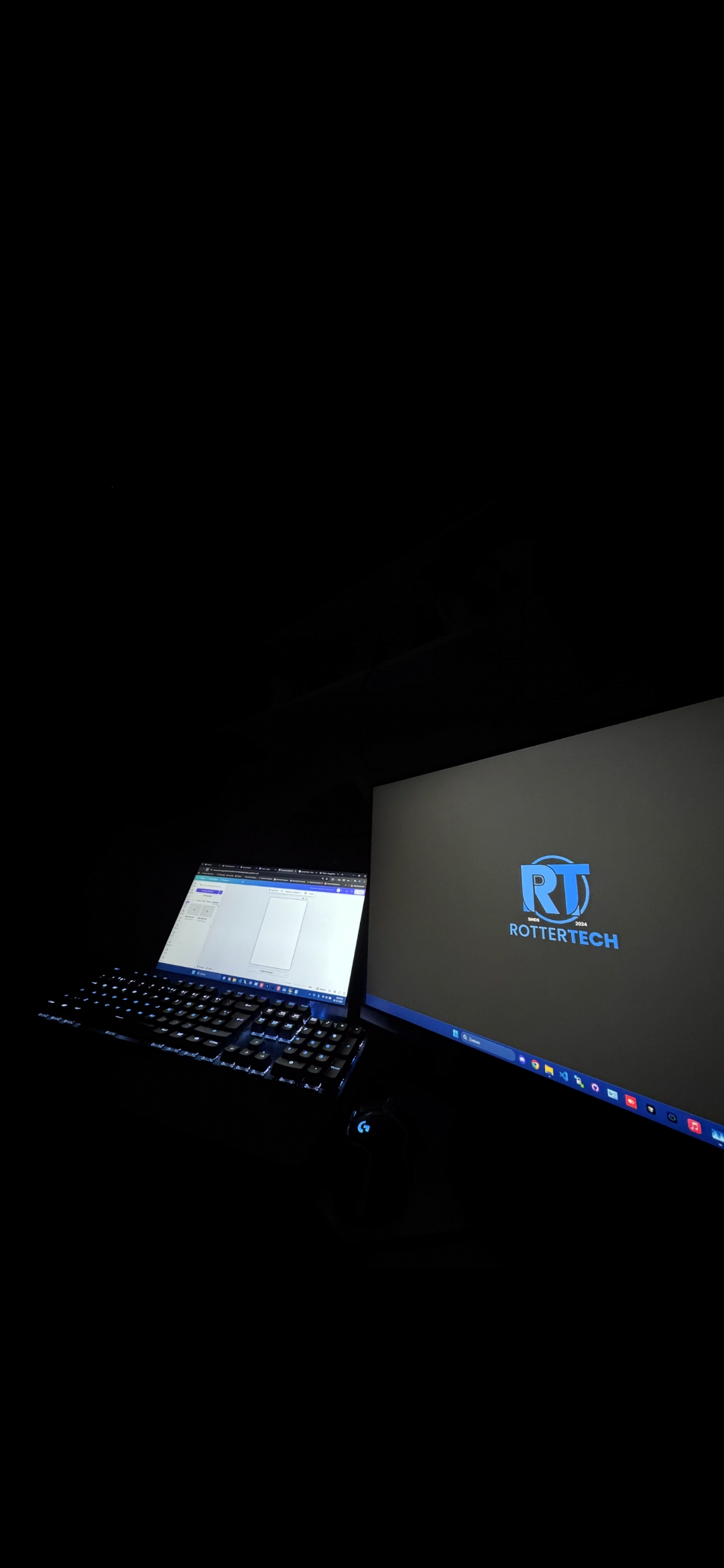 RotterTech werkplek setup in Rotterdam