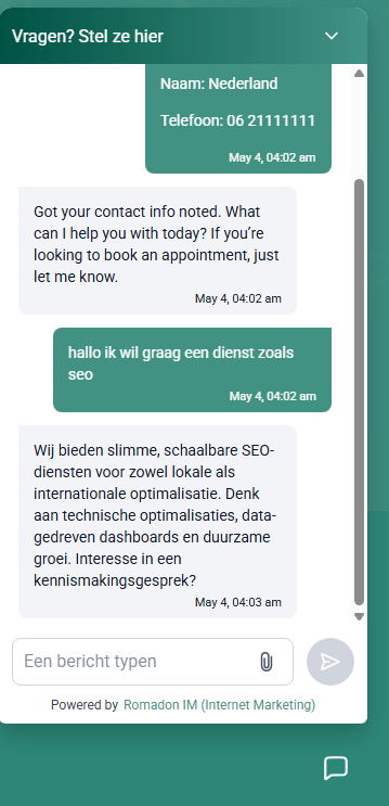 AI Chatbots & Voice Agents screenshot 3