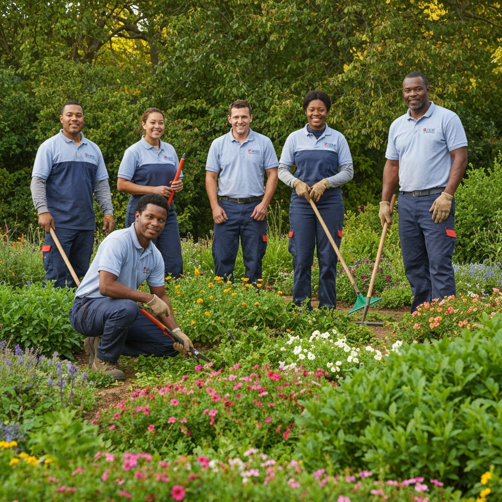 Landscaping crew in Alberton, South Africa