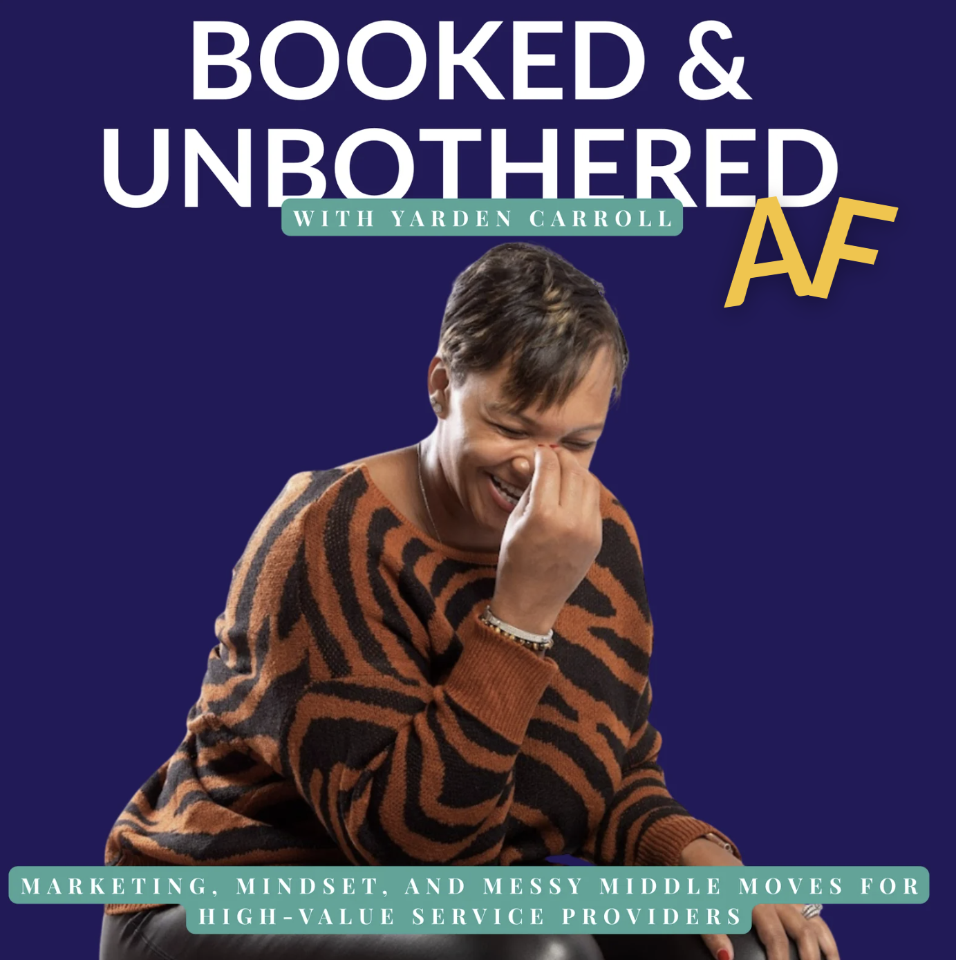 Booked & Unbothered AF Podcast Cover